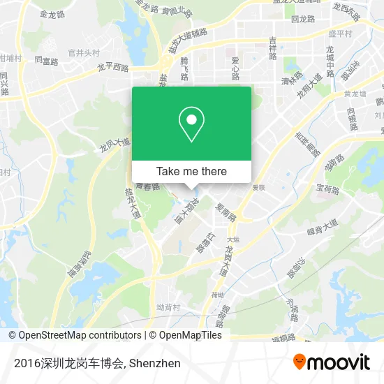 2016深圳龙岗车博会 map