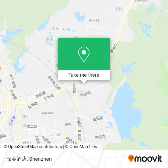 深美酒店 map
