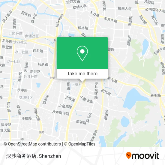 深沙商务酒店 map