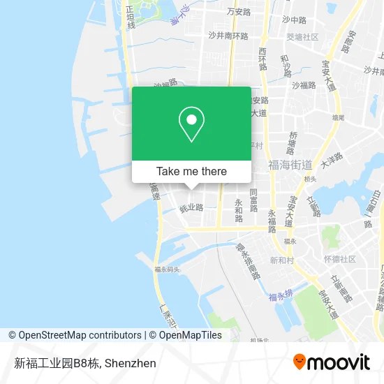 新福工业园B8栋 map