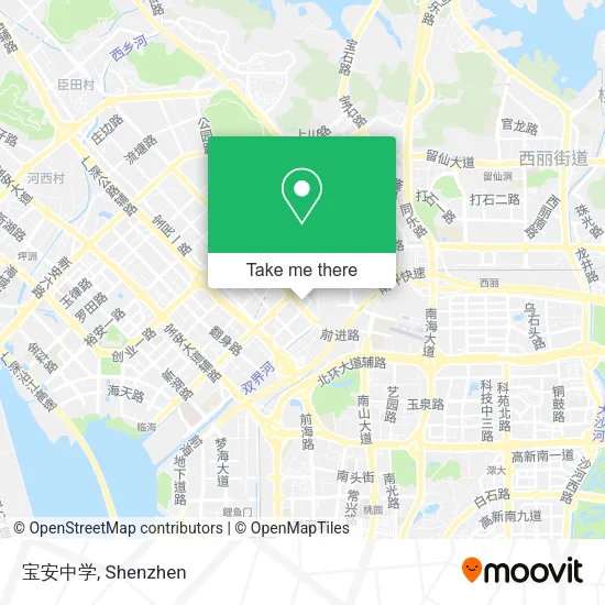宝安中学 map