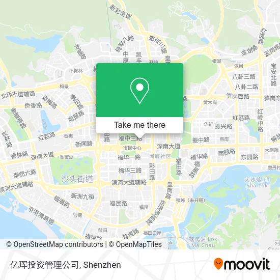 亿珲投资管理公司 map