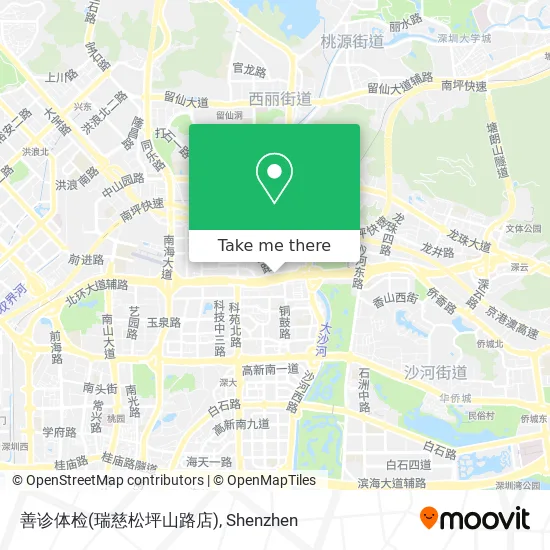 善诊体检(瑞慈松坪山路店) map