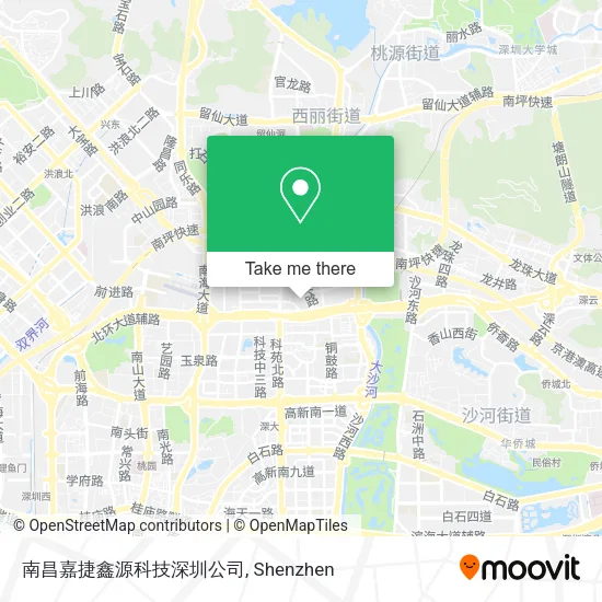 南昌嘉捷鑫源科技深圳公司 map