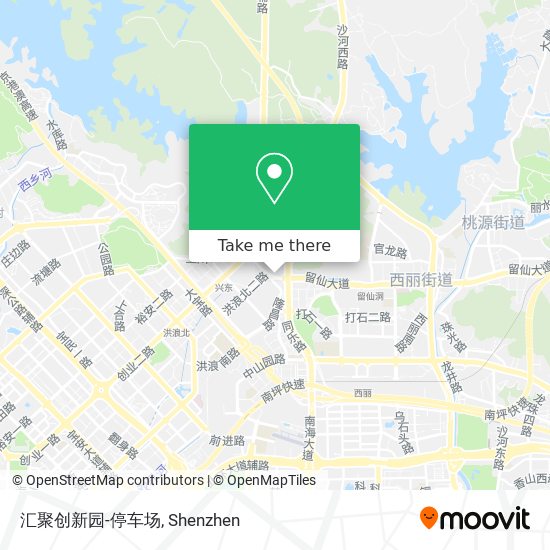 汇聚创新园-停车场 map