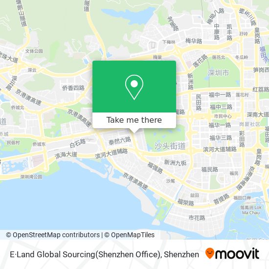 E·Land Global Sourcing(Shenzhen Office) map