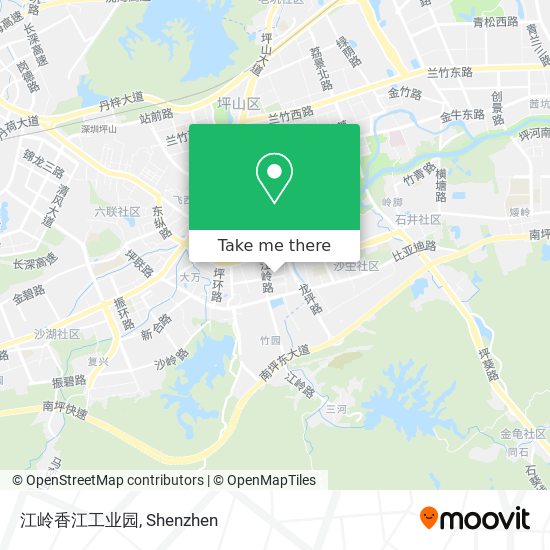 江岭香江工业园 map