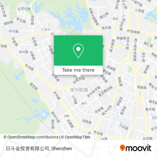 日斗金投资有限公司 map