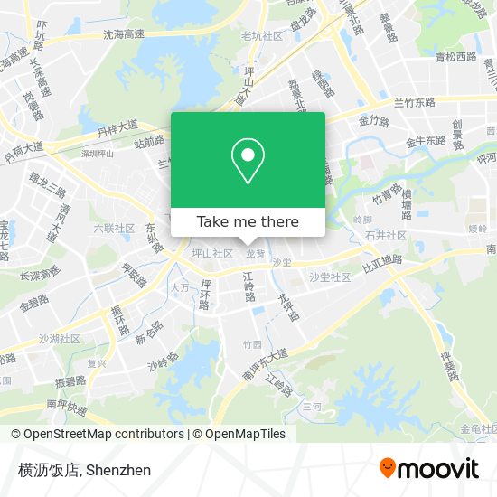横沥饭店 map