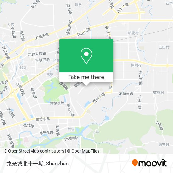 龙光城北十一期 map