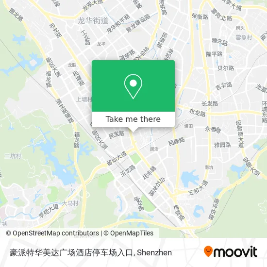 豪派特华美达广场酒店停车场入口 map