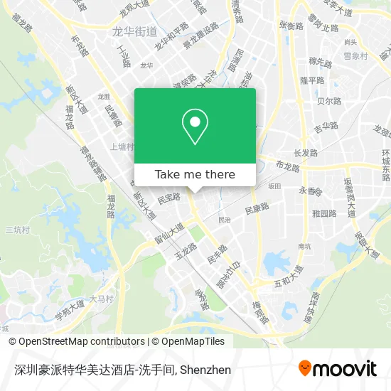 深圳豪派特华美达酒店-洗手间 map