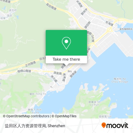 盐田区人力资源管理局 map