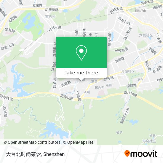 大台北时尚茶饮 map