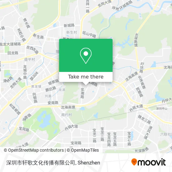 深圳市轩歌文化传播有限公司 map