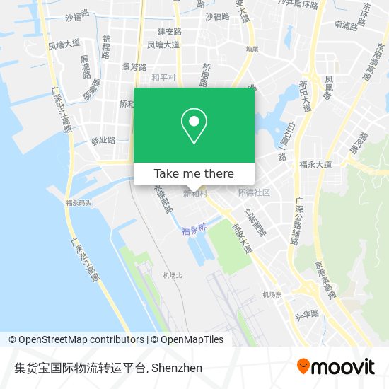 集货宝国际物流转运平台 map