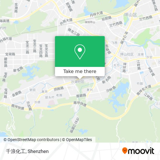 千浪化工 map