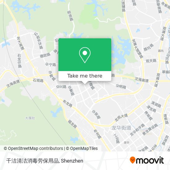 千洁清洁消毒劳保用品 map