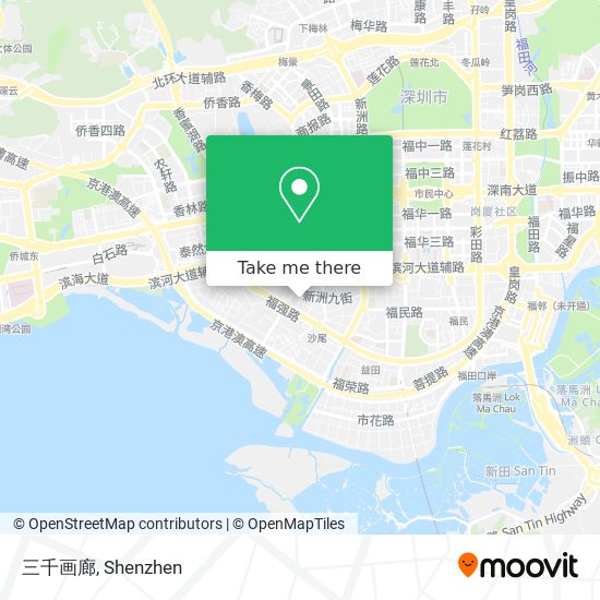 三千画廊 map