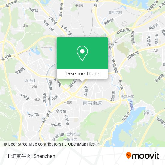 王涛黄牛肉 map