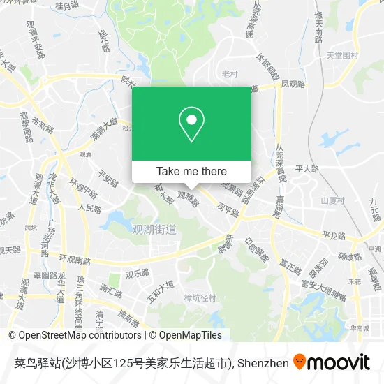 菜鸟驿站(沙博小区125号美家乐生活超市) map