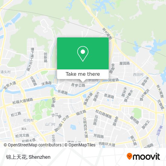 锦上天花 map