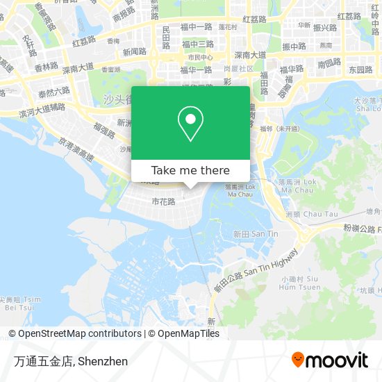 万通五金店 map