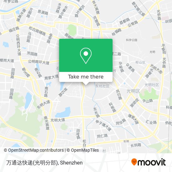 万通达快递(光明分部) map