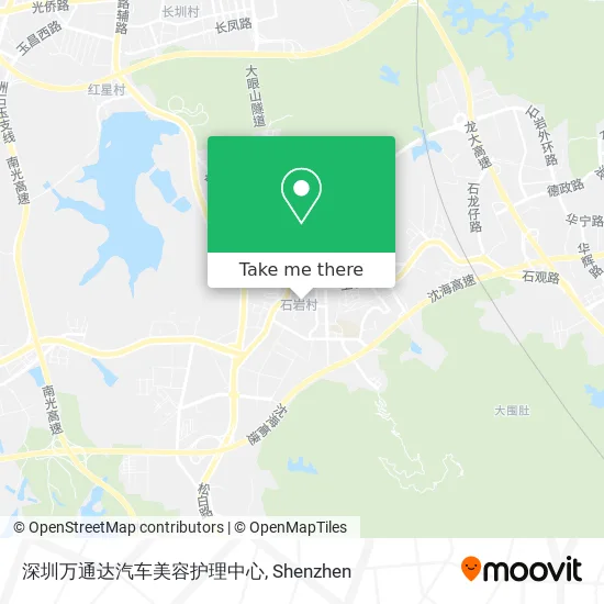 深圳万通达汽车美容护理中心 map