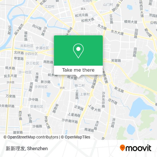 新新理发 map