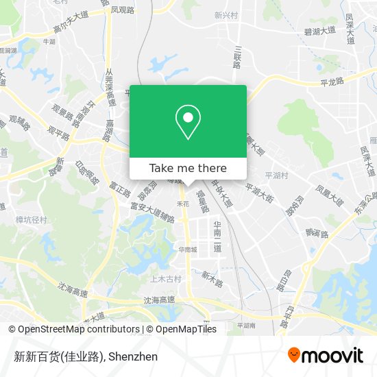 新新百货(佳业路) map