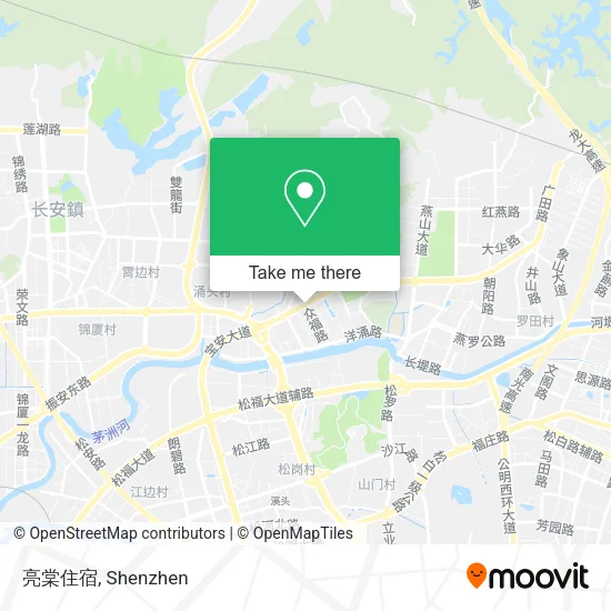 亮棠住宿 map