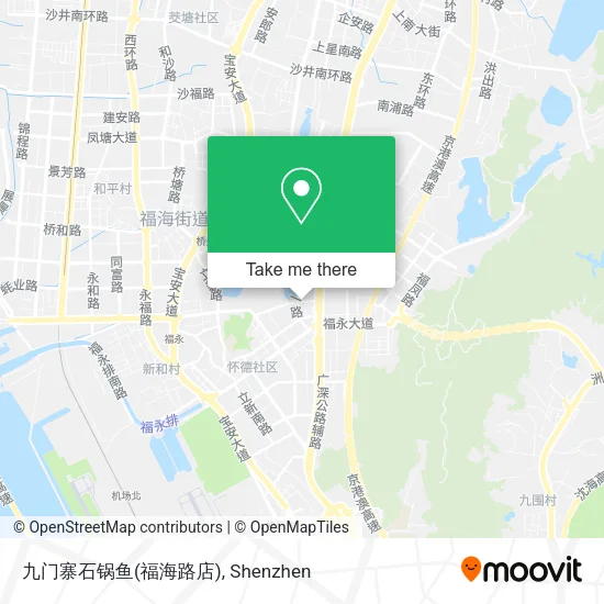 九门寨石锅鱼(福海路店) map