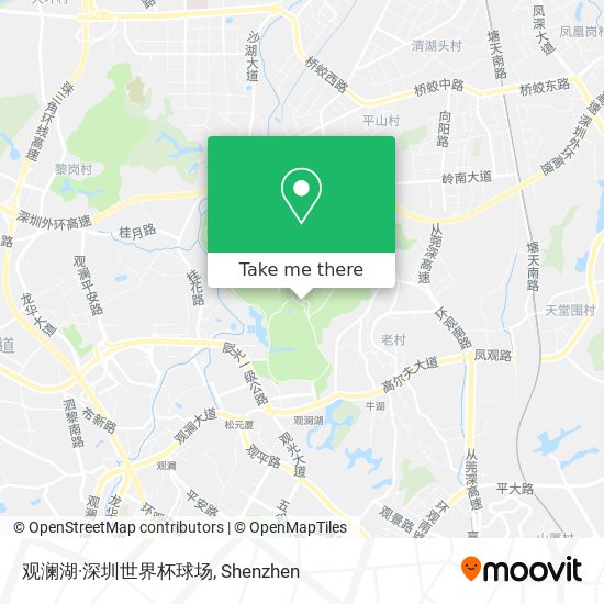 观澜湖·深圳世界杯球场 map