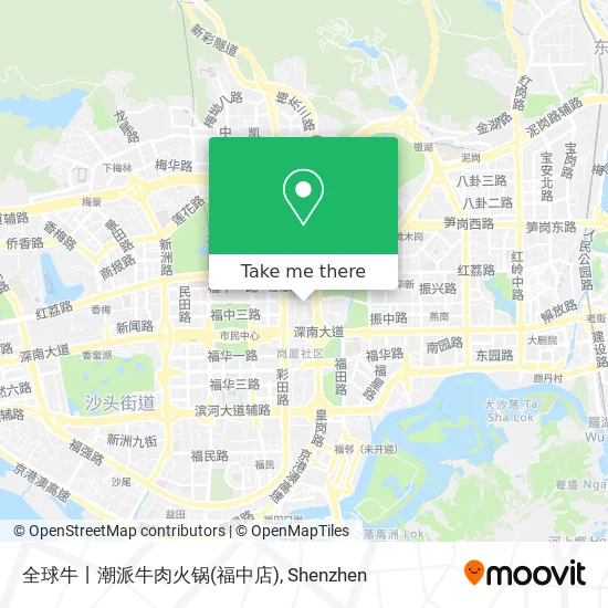 全球牛丨潮派牛肉火锅(福中店) map
