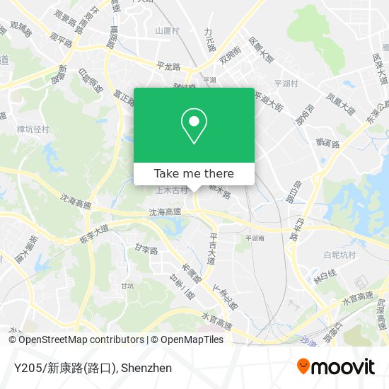 Y205/新康路(路口) map