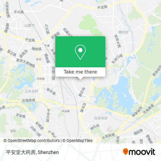 平安堂大药房 map