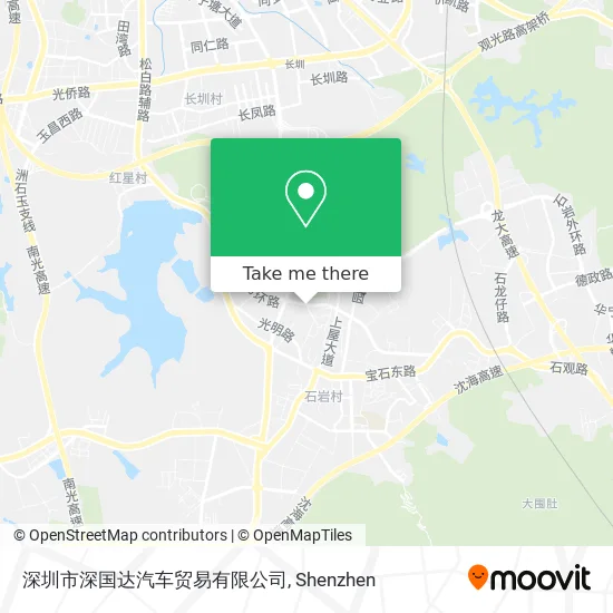 深圳市深国达汽车贸易有限公司 map