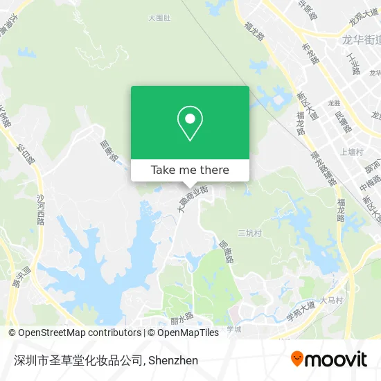 深圳市圣草堂化妆品公司 map