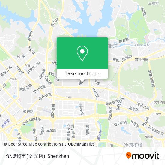 华城超市(文光店) map
