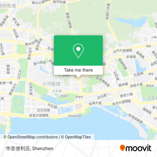 华里便利店 map