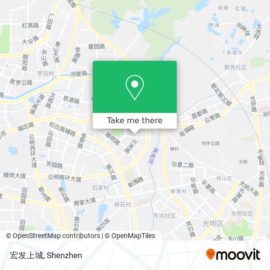 宏发上城 map