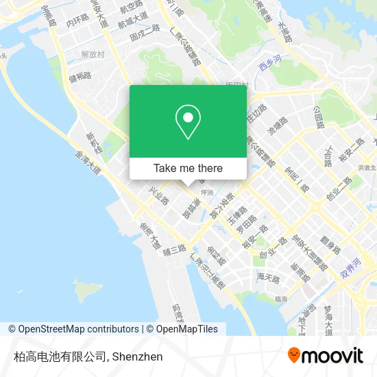 柏高电池有限公司 map