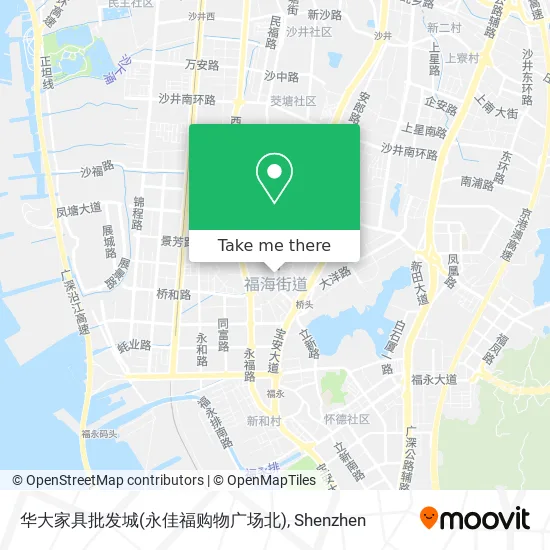 华大家具批发城(永佳福购物广场北) map