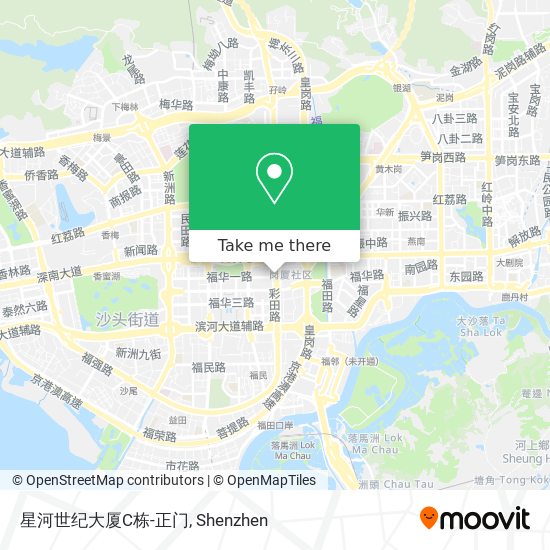 星河世纪大厦C栋-正门 map