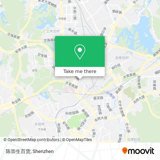 陈崇生百货 map