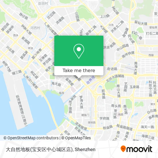 大自然地板(宝安区中心城区店) map