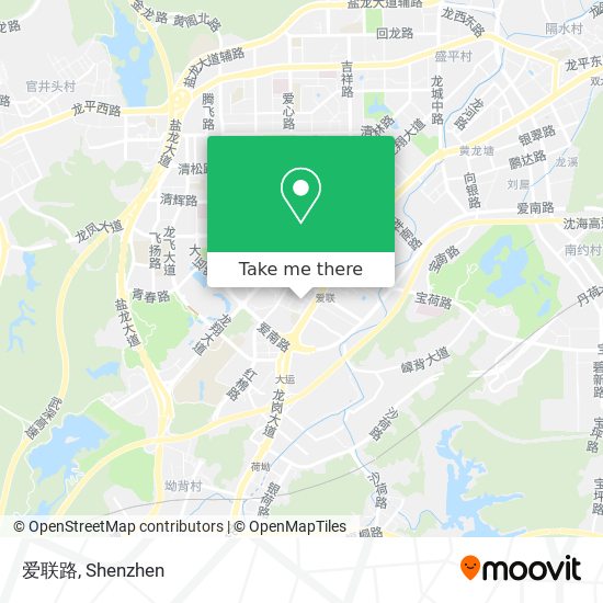 爱联路 map