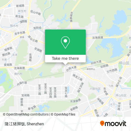 隆冮猪脚饭 map