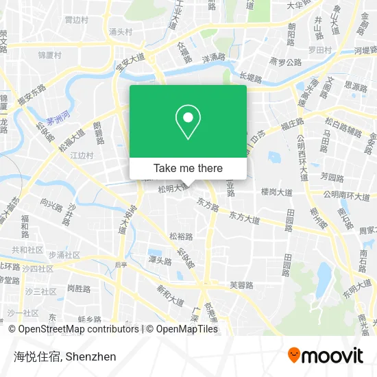 海悦住宿 map